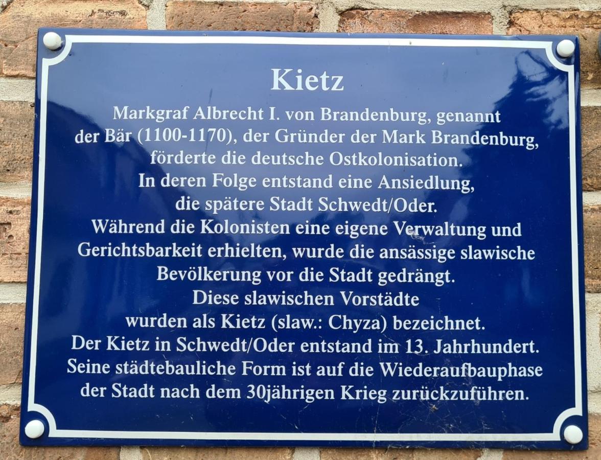 Die Ferienwohnung "Am Kietz" Schwedt Luaran gambar